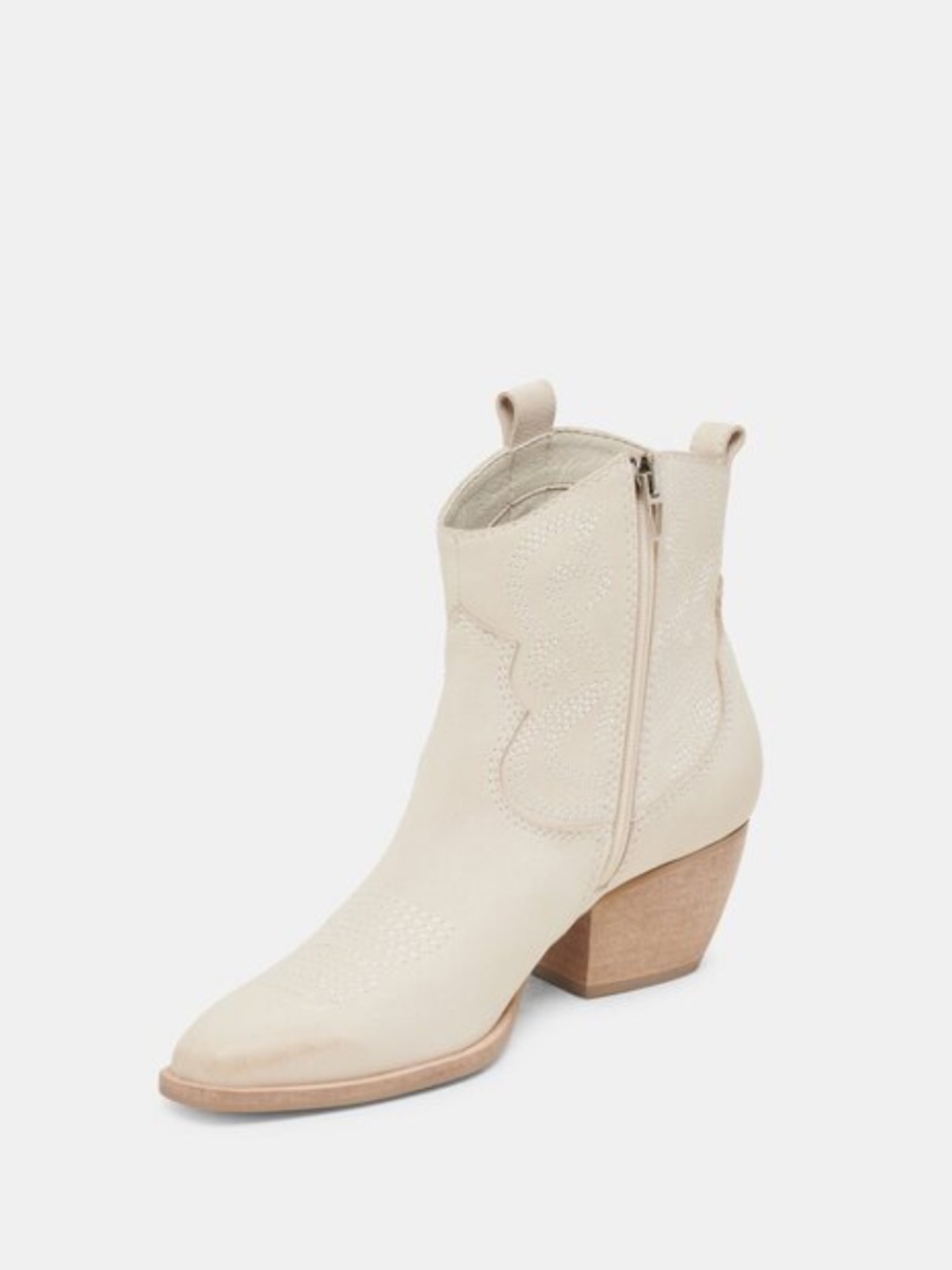 Dolce Vita Shania Western Boot in Ivory Nubuck New! - Picture 4 of 13